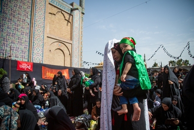 آیین شیرخوارگان حسینی در قزوین