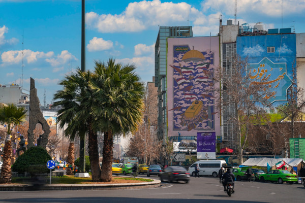 تازه‌ترین دیوارنگاره میدان فلسطین رونمایی شد